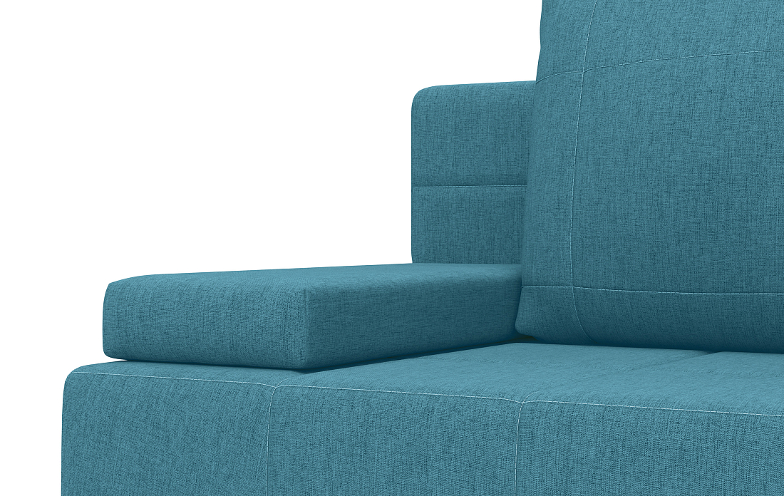 Ричмонд М / Диван - кровать 3-х мест Рогожка флис бирюза